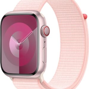 Apple - Loop für Smartwatch - 45 mm - 145 - 220 mm - hellrosa (MT5F3ZM/A)