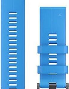 Garmin QuickFit - Uhrarmband für Smartwatch - Cyanblau - für D2, Descent Mk1, fenix 5X, Foretrex 601, 701, tactix Charlie, Delta, Delta - Solar Edition