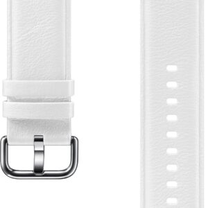 Samsung Leather Strap ET-SLR82 - Uhrarmband für Smartwatch - weiß - für Galaxy Watch Active 2